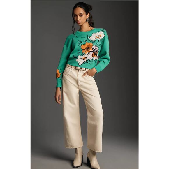 Anthropologie Maeve The Sonal Nathwani Camryn Sweater - New XS - Picture 4 of 5